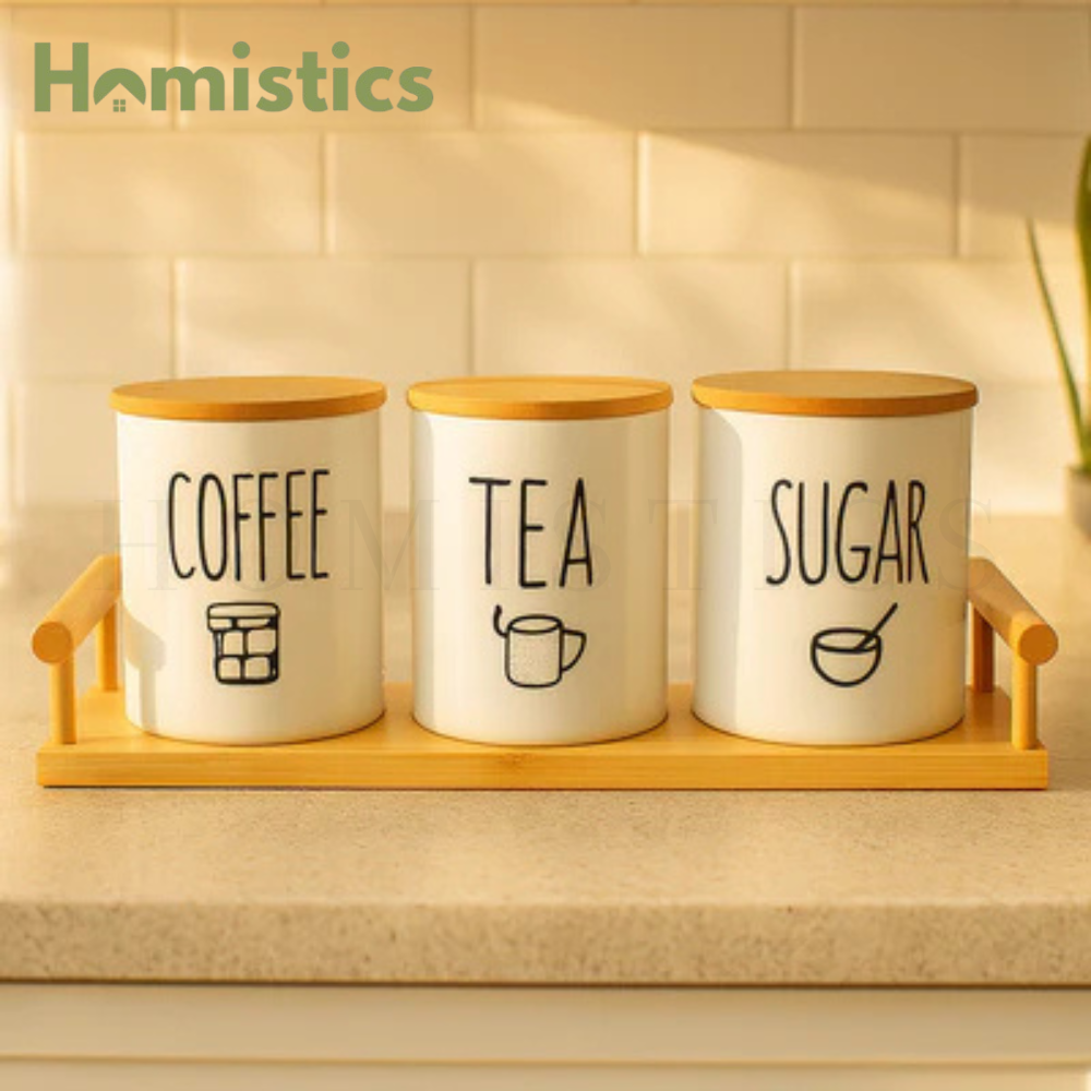 Ceramic Storage Jar Trio