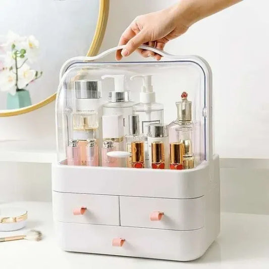 Acrylic Makeup Storage Box with 3 Drawers