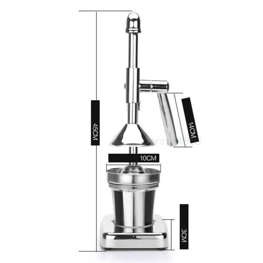 Stainless steel Manual Hand Press Citrus Juicer For Fresh Juicer Squeezer Machine