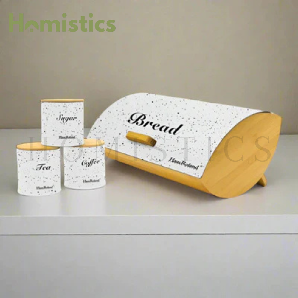 Bread Box Wooden Set of 3
