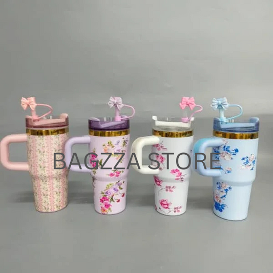 The Stanley X LoveShackFancy Cute Quencher Tumbler 14oz