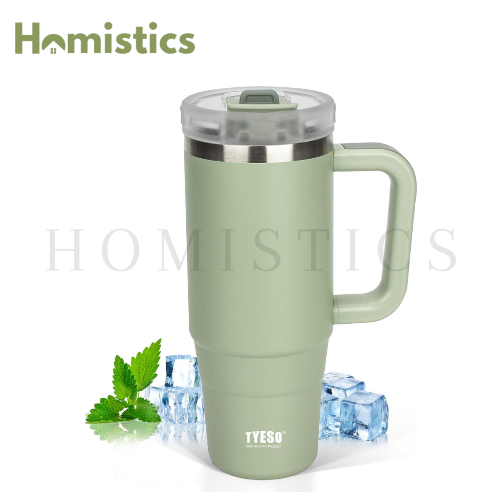 TYESO AURA Vacuum Insulated Tumbler 30oz /40oz |Mint Green
