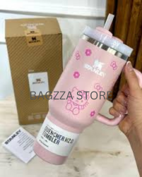 The Stanley X Hello Kitty Quencher |40 OZ| Pink Special Edition