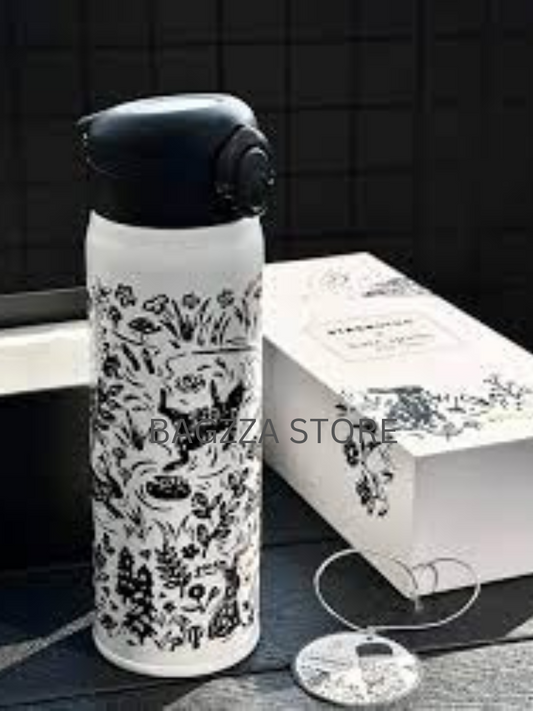 SB Insulated Tumbler White & Black - 420ml