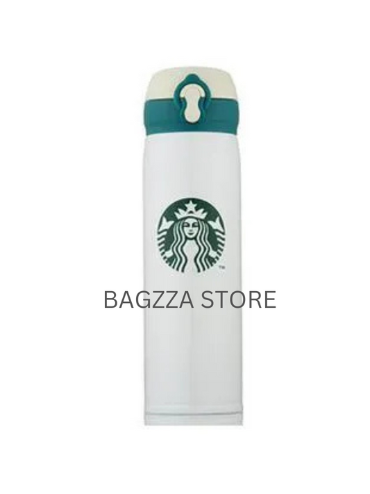 SB Insulated Tumbler White & Green- 420ml
