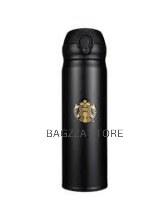 SB Insulated Tumbler - Black & Golden - 420ml