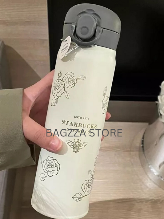 SB Insulated Tumbler - White & Grey - 420ml