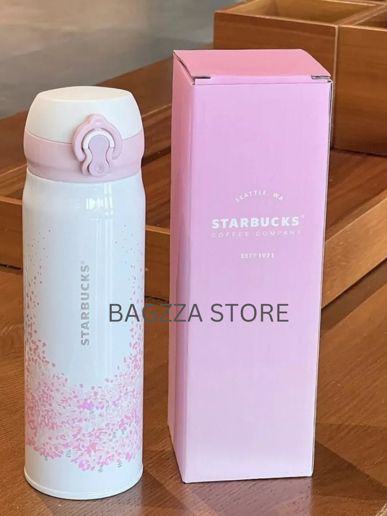 SB Insulated Tumbler-White & Pink-420ml