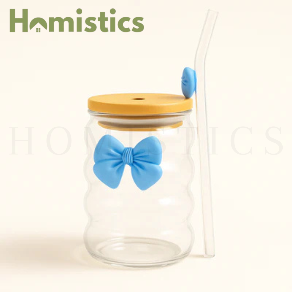 Nordic Ripple Bow Bubble Glass