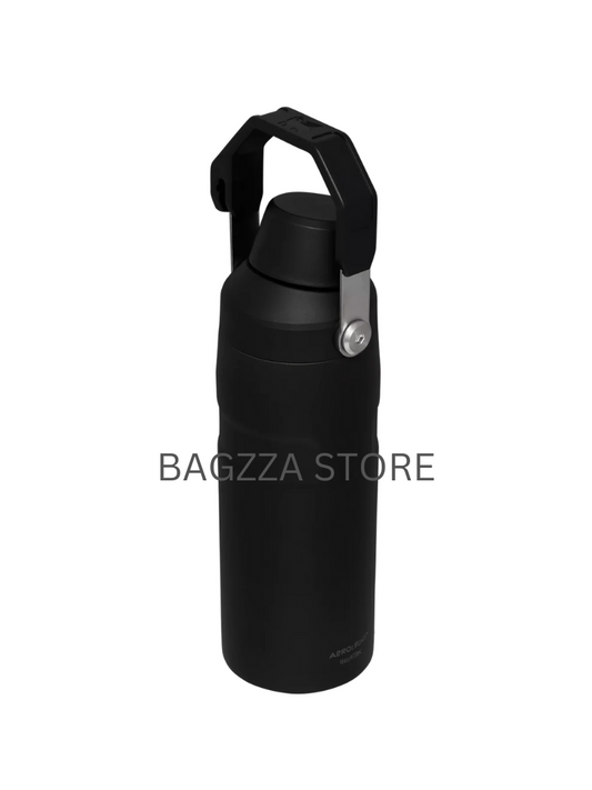 IceFlow™ Bottle with Fast Flow Lid | 16 OZ| Black