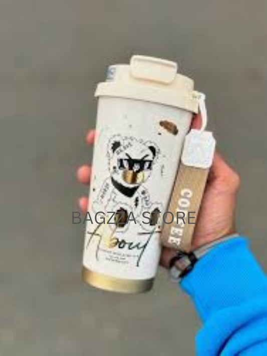 Stylish Bear Vacuum Insulated Flask