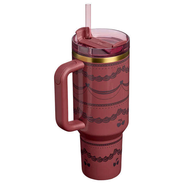 The Valentine’s Day Quencher H2.0 Flowstate™ Tumbler | 40 OZ|Red Velvet Cake