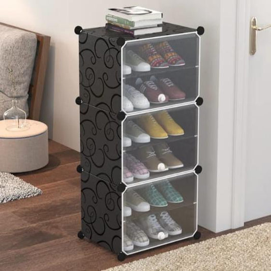 Vertical Shoe Rack, Entryway Shoes Tower, Shoe Storage Stand, Vertical Shoe Organizer, Space Saving,Stackable Shoe Racks, Organiser Cabinet Shelves