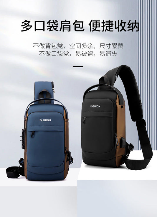 Crossbody Sling Bag for Men and Women,Waterproof Chest Bag Shoulder Bag Traveling Backpack Hiking Daypack