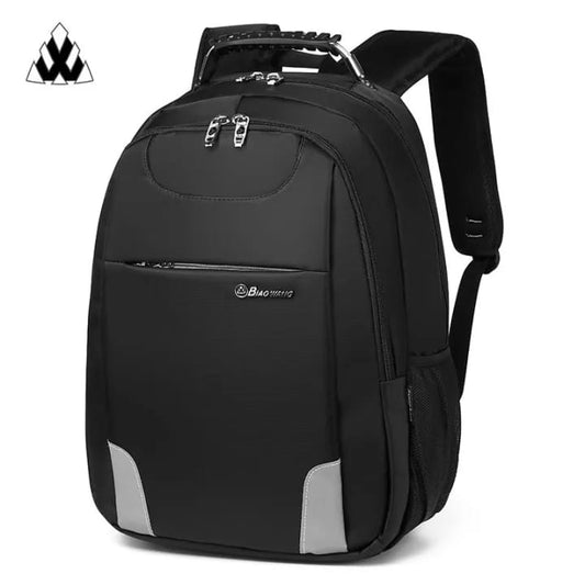 Biaowang School / Travel Backpack for 15.6-inch Laptop, with USB Charging Port, 35L Large Capacity, Black