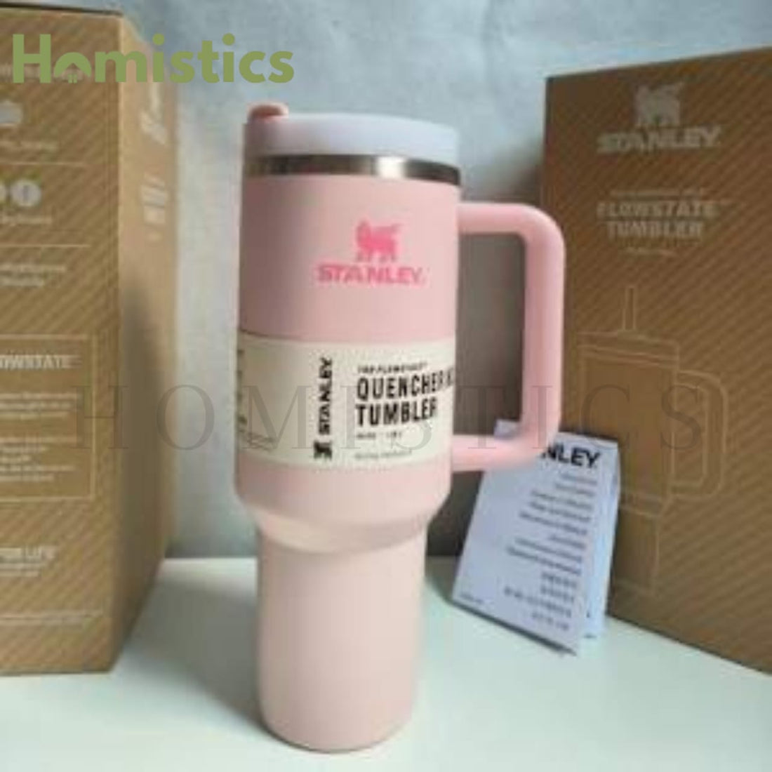 Stanley The Quencher H2.0 FlowState ™ Tumbler | 40oz | Powder Pink