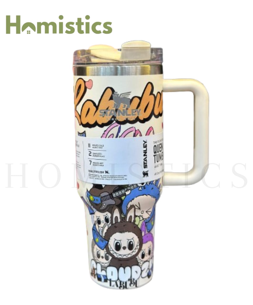 The Stanley x Labubu Limited Edition 40oz Quencher H2.0 Tumbler - Cloudz