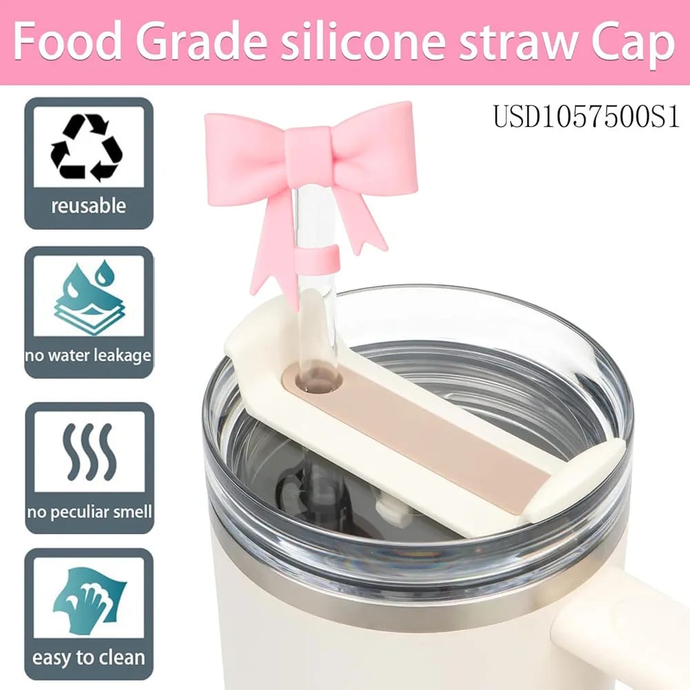 Bow Straw Cover Toppers for Stanley Cup