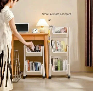 Wheels Small Cart Storage, Multi-Layer Home Organizer