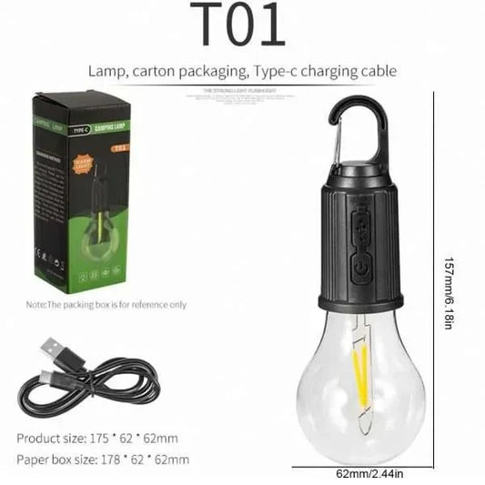 New Shape Rechargeable Built-in Battery Tungsten Bulb