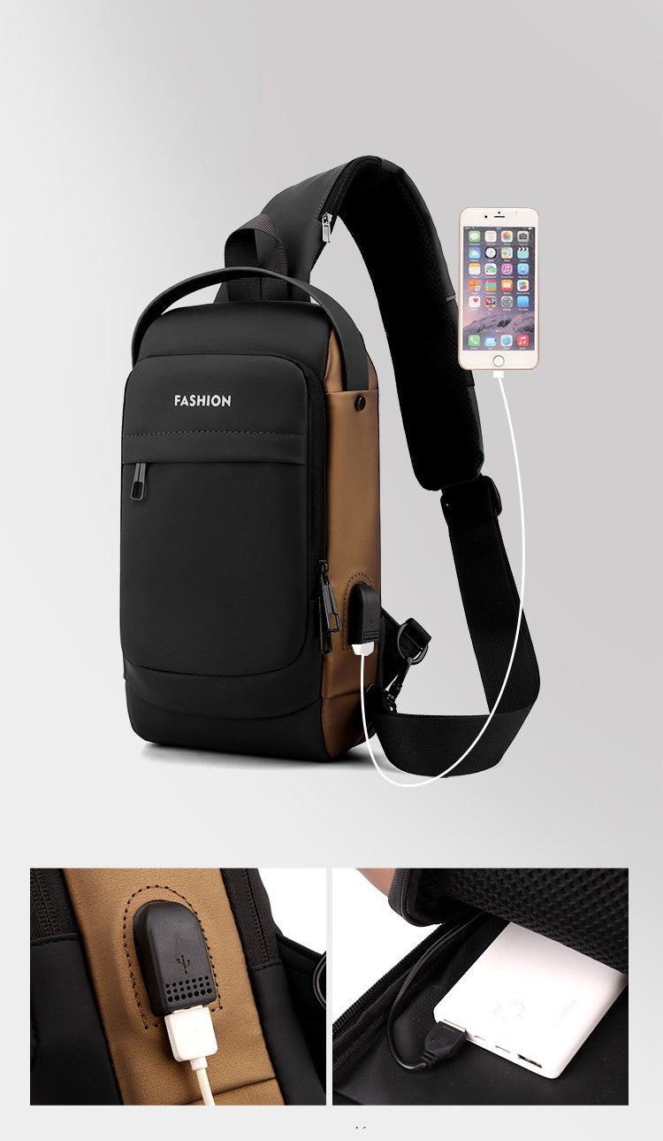 Crossbody Sling Bag for Men and Women,Waterproof Chest Bag Shoulder Bag Traveling Backpack Hiking Daypack