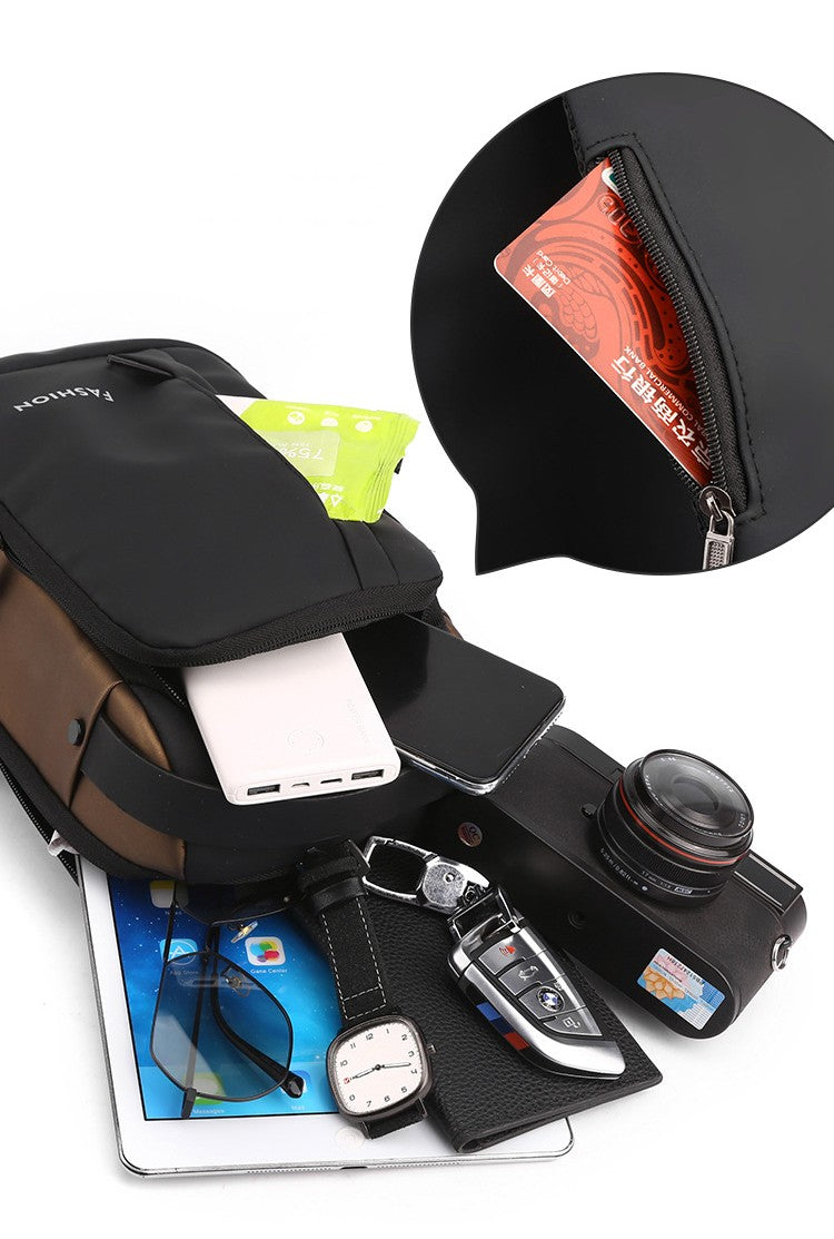 Crossbody Sling Bag for Men and Women,Waterproof Chest Bag Shoulder Bag Traveling Backpack Hiking Daypack