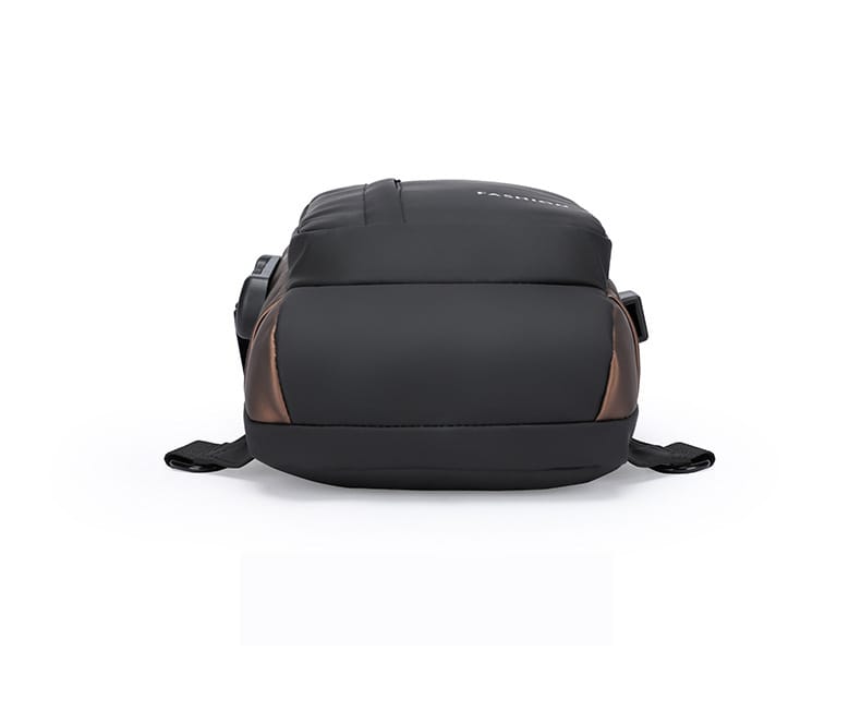 Fashion Men Sling Bag Pack with Lock Waterproof Anti-Theft Chest Bag with USB Charging Port Shoulder Bag Body Backpack with TSA Lock