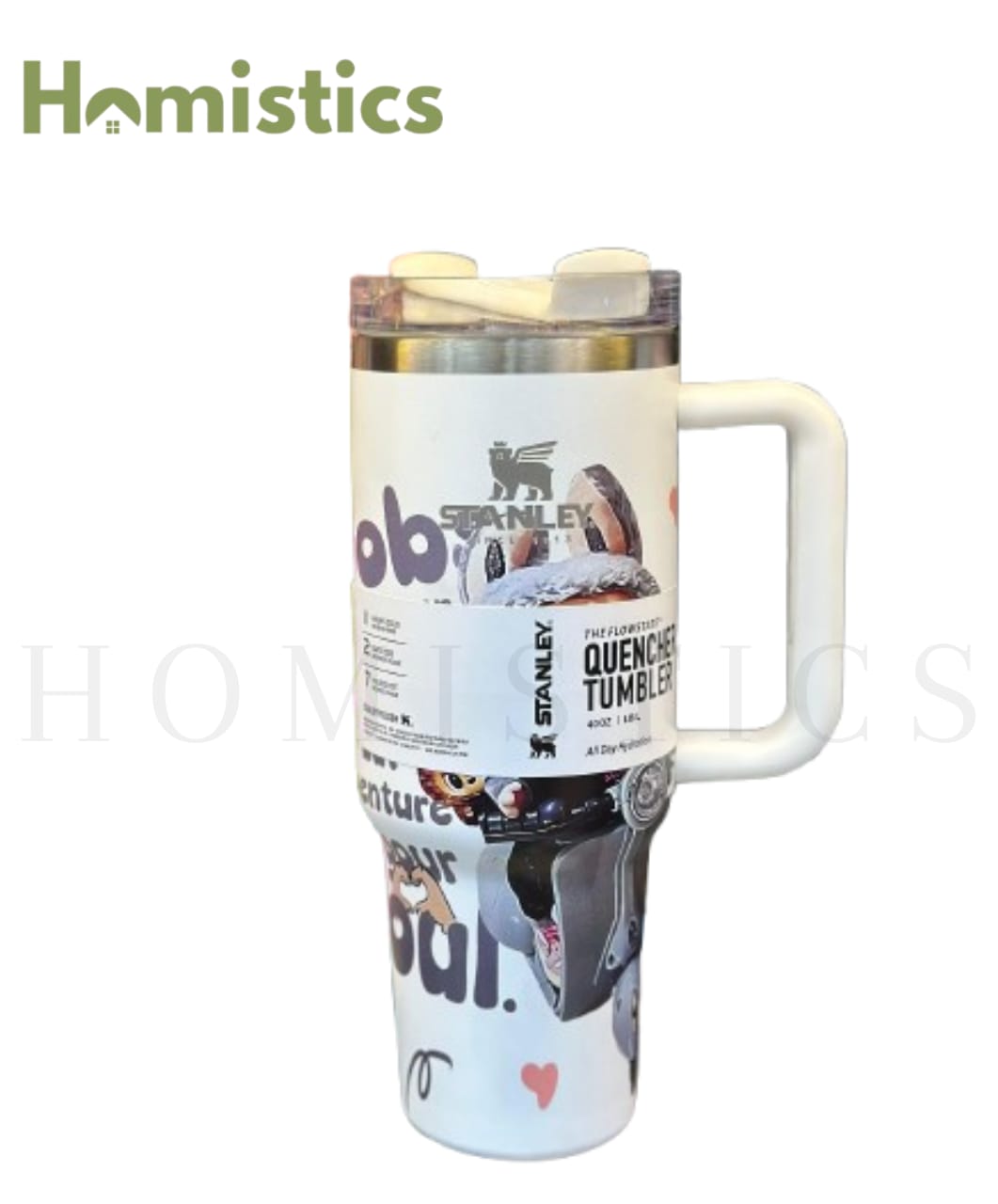 The Stanley x Labubu Limited Edition 40oz Quencher H2.0 Tumbler - Rider