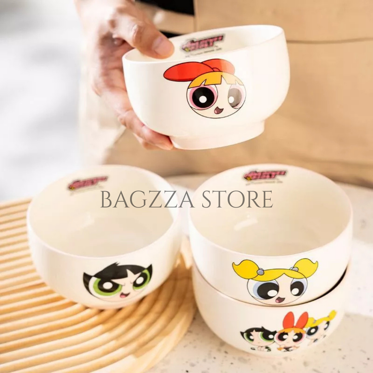 "CN Powerpuff Girls Ceramic Bowl Gift Box Set of 4"