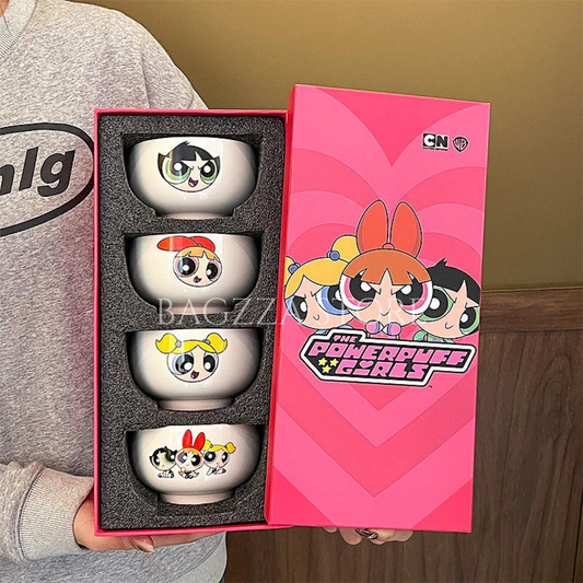 "CN Powerpuff Girls Ceramic Bowl Gift Box Set of 4"