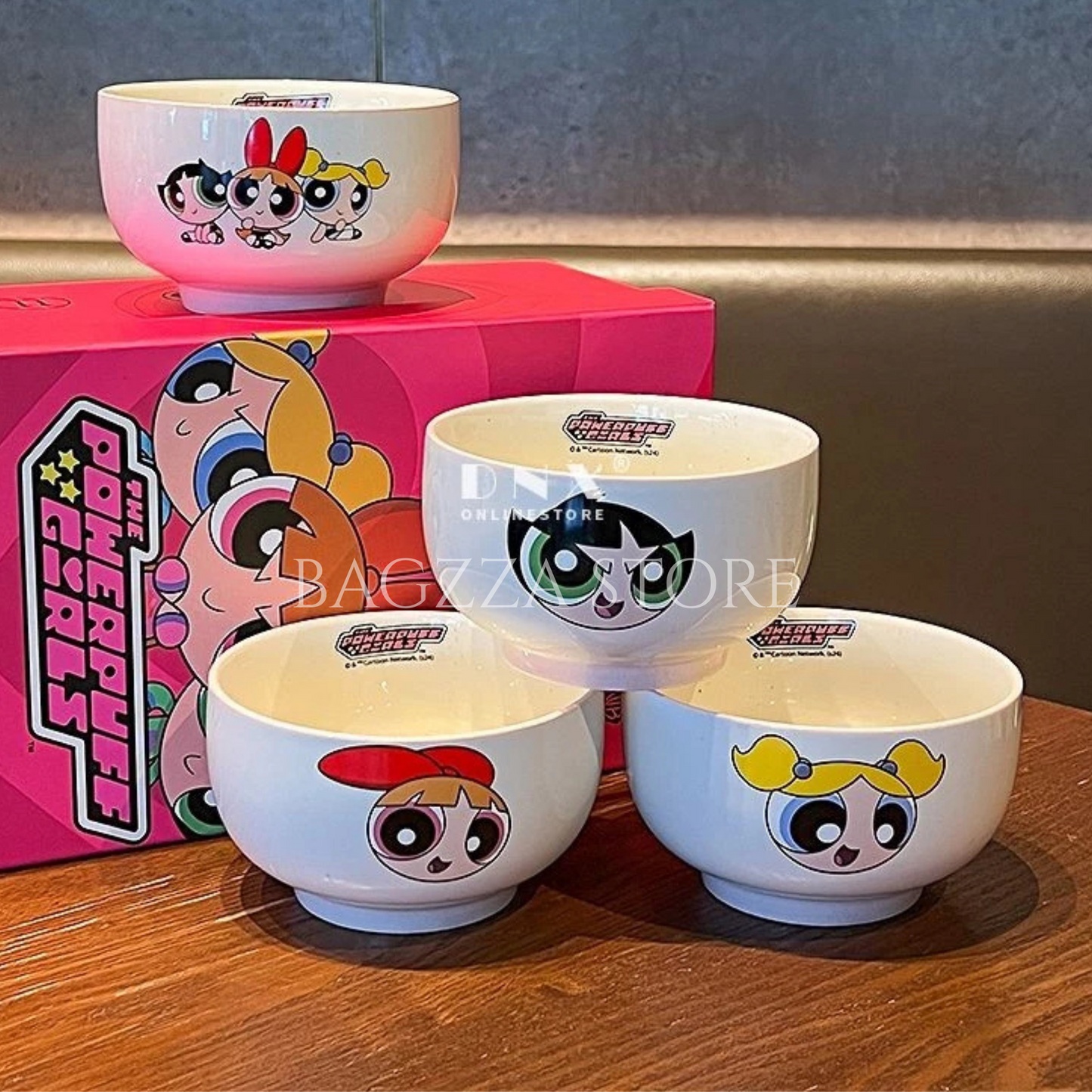 "CN Powerpuff Girls Ceramic Bowl Gift Box Set of 4"