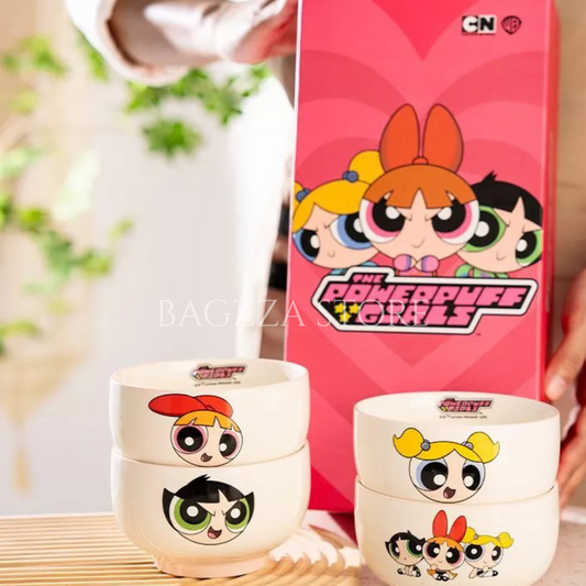 "CN Powerpuff Girls Ceramic Bowl Gift Box Set of 4"