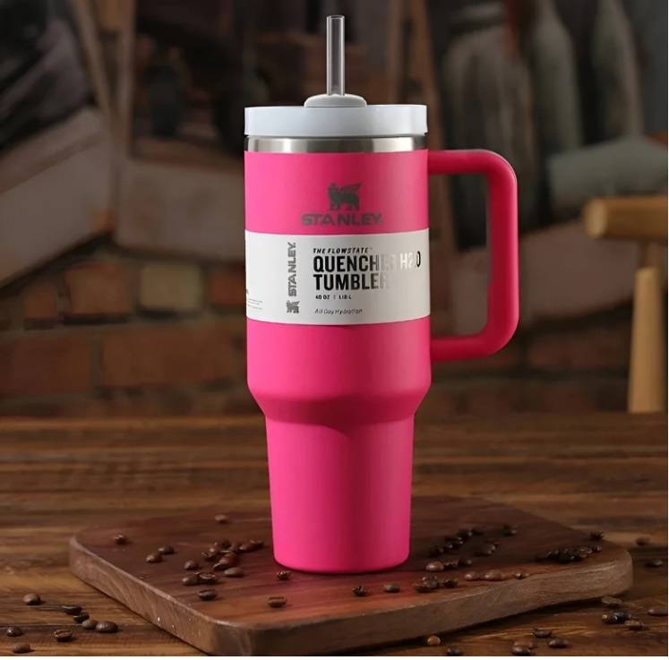 Stanley Tumbler 40oz (1.18L) - Premium Insulated Travel Mug for Hot & Cold Beverages