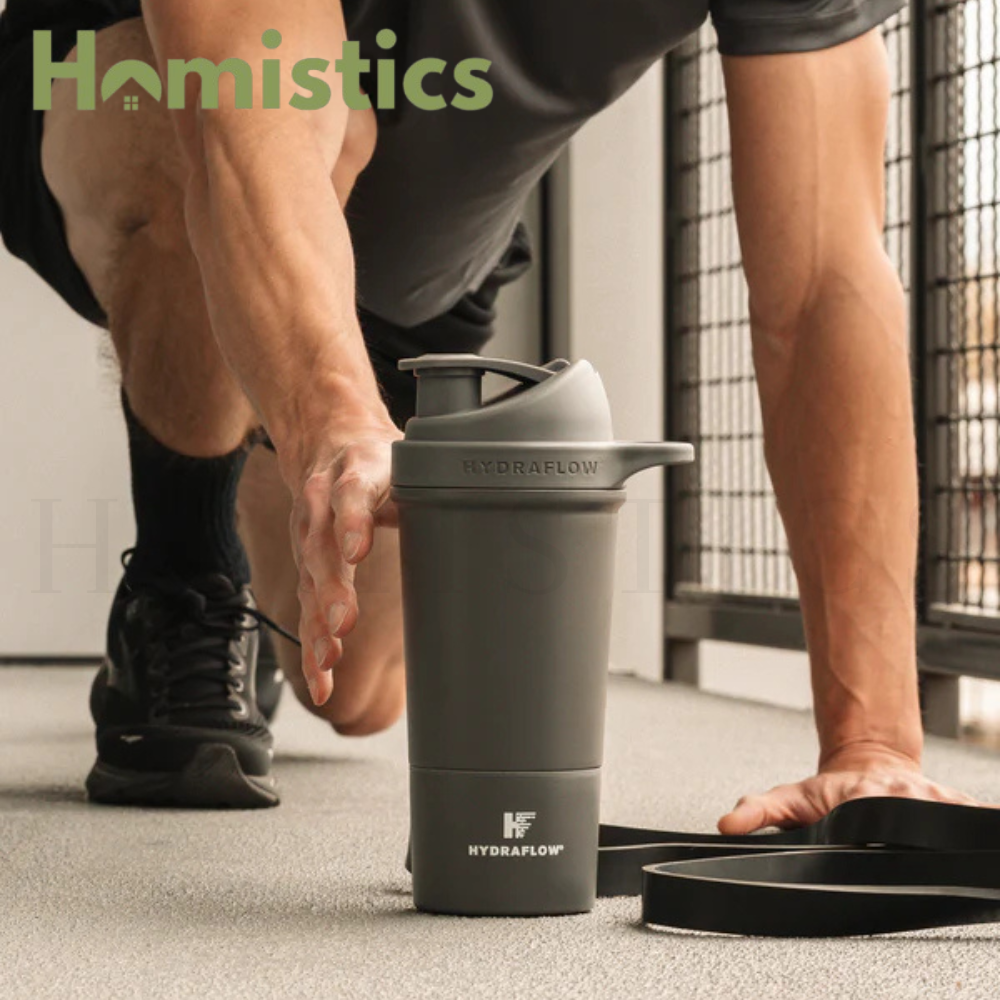 Hydraflow 32oz insulated protein shaker bottle gym workout Pakistan