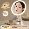 360° Rotating LED Makeup Mirror Close-Up View