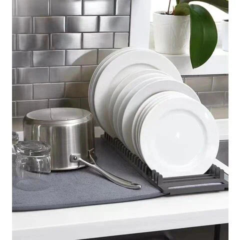 Multipurpose Drain Mat with Dish Stand