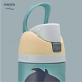 Owala FreeSip 24oz Fin Frenzy water bottle front view Pakistan