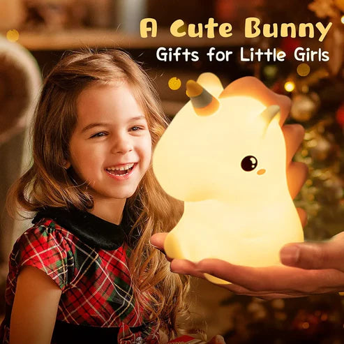 Unicorn Cute Silicone LED Night Lamp