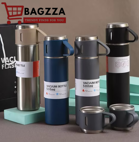 3 in 1 Hot & Cool Vacuum Flask Set(500ml)