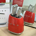 SMEG premium kitchen knife set Italy