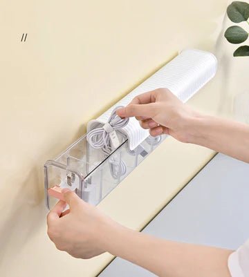 Space-Efficient Wall Mounted 6 Portion Dispaly Box