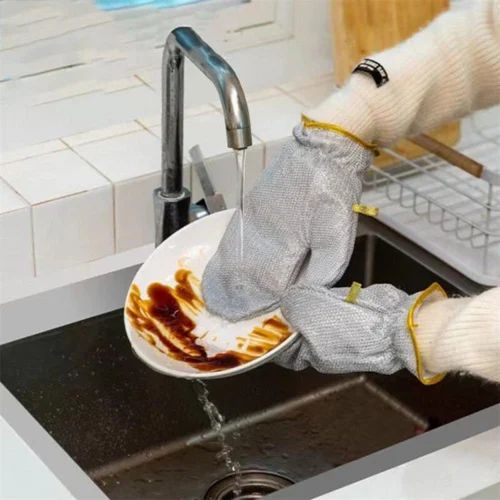 Wire Dishwashing Gloves (Pack of 2)